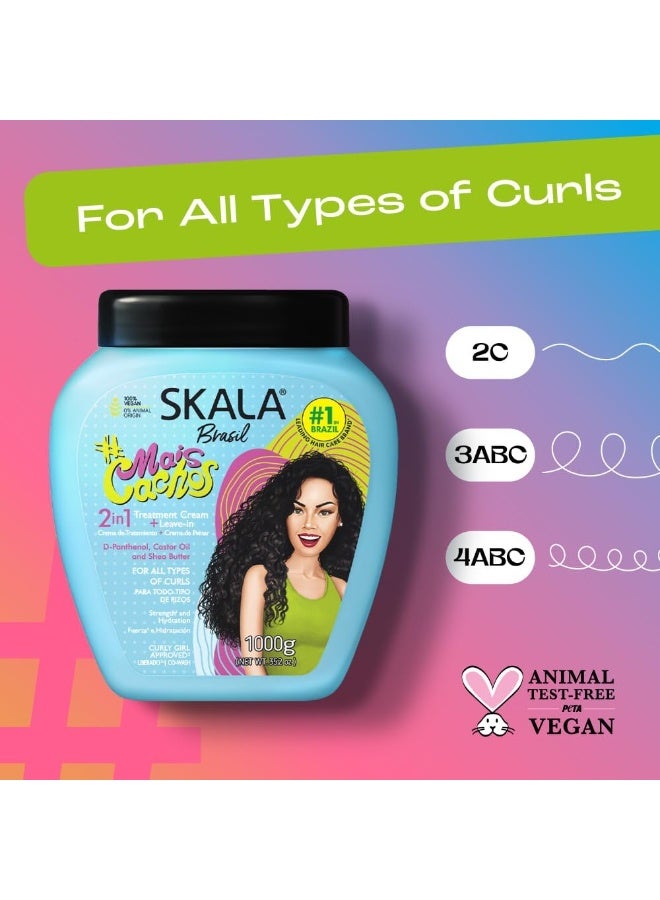 Skala Mais Cachos 2 in 1 Treatment Cream 1000g - Image 4