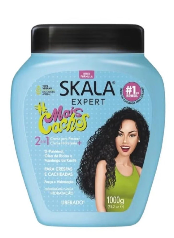 Skala Mais Cachos 2 in 1 Treatment Cream 1000g - Image 1