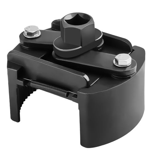 BOMLING Oil Filter Wrench Set, Universal Oil Filter Removal Tool for 80mm-105mm, Adjustable Oil Filter Cap Socket Set With 2 Jaw - Image 1