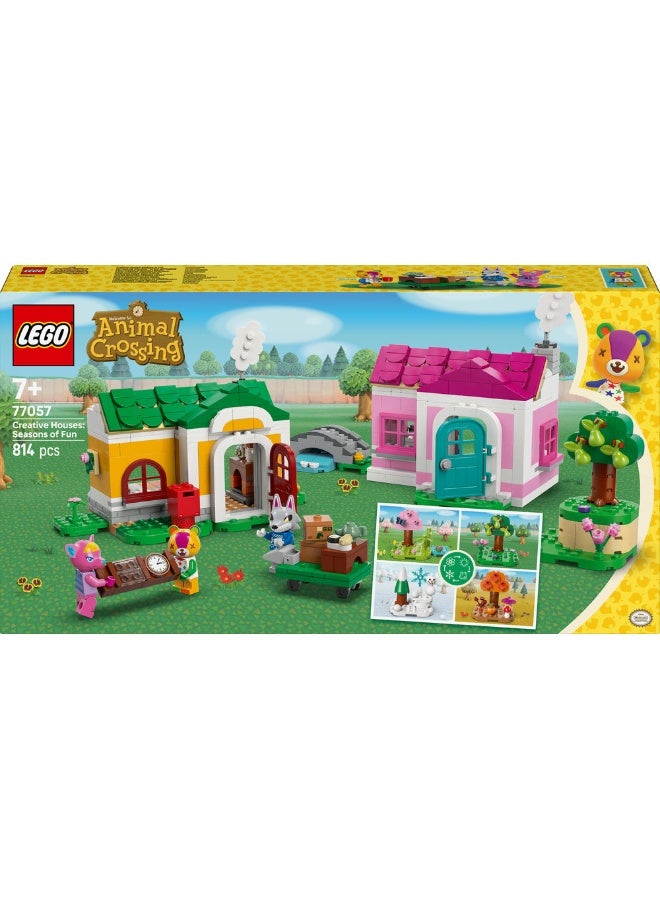 LEGO Animal Crossing Creative Houses: Seasons of Fun 77057 (Age 7+, 814 Pieces) - Image 2