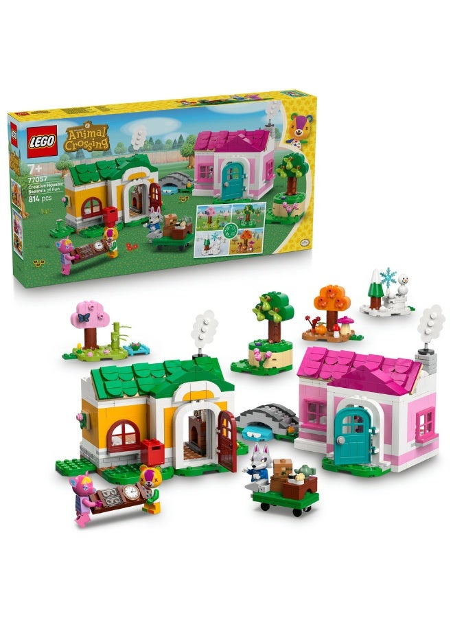 LEGO Animal Crossing Creative Houses: Seasons of Fun 77057 (Age 7+, 814 Pieces) - Image 1
