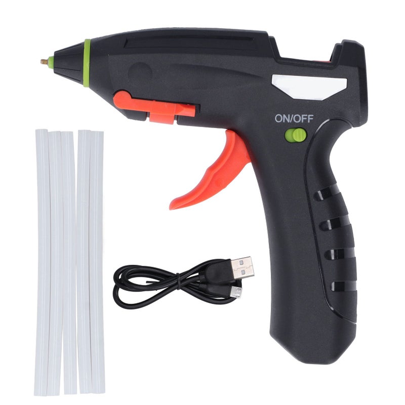 Glue Gun Mini Cordless USB Rechargeable Hot Melt Kit with 5Pcs Sticks DIY Craft Tools 3.7V - Image 1