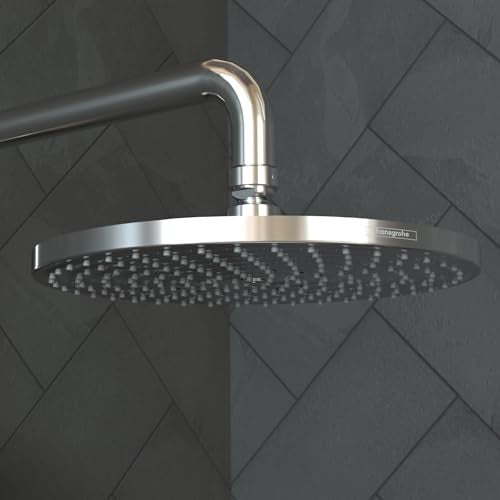 hansgrohe Raindance S 9-inch Showerhead Easy Install Modern 1-Spray RainAir Air Infusion with Airpower with QuickClean in Chrome, 27474001 - Image 4