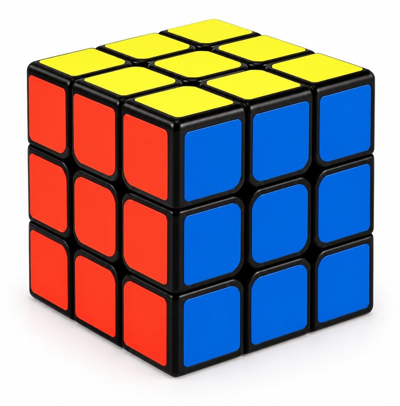 Rubik's Magic cube puzzle game for stress relief and early childhood educational development. - Image 1