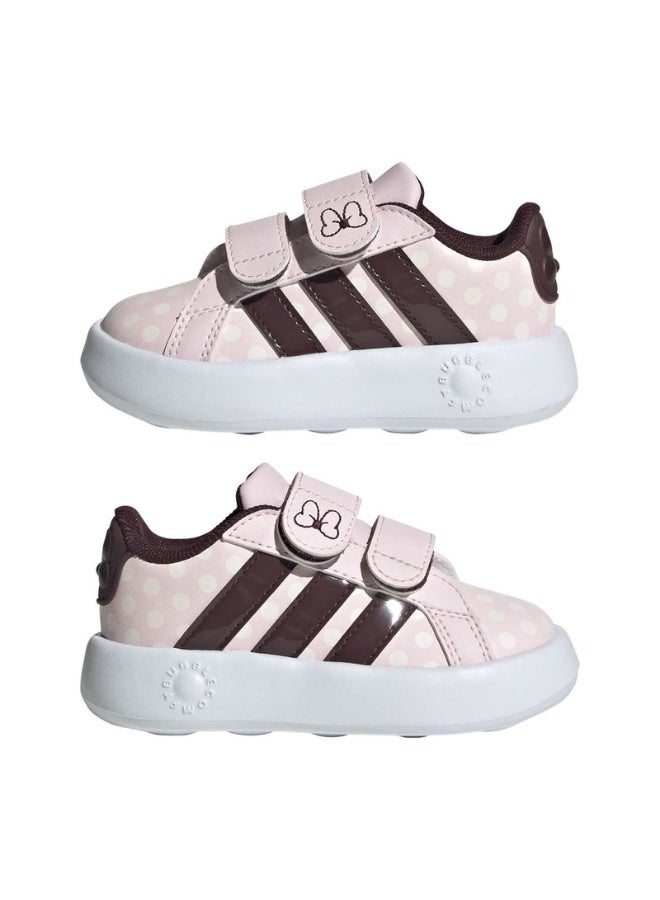 Adidas Grand Court Minnie Cf I Pink Sportswear Shoes For Infant 3K  - Image 1