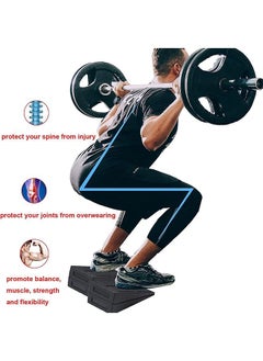 Arabest Calf Stretcher, Squat Wedge Block  Adjustable Non-Slip Squat Ramp Slant Board, Foam Foot Ankle Knee Stretcher Leg Extender for Heel Elevated Squat and Calf Raise,  Heavy Duty 3pcs  - Image 5