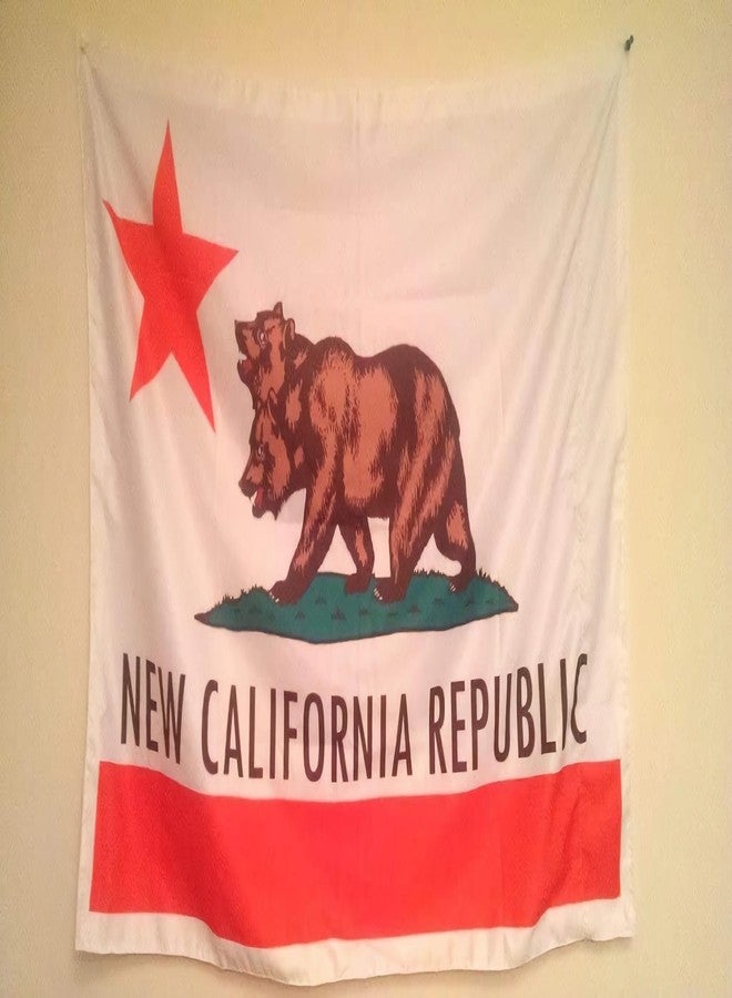 Time Roaming 3x5 Ft New California Republic Polyester Flag with Brass Grommets - Image 3