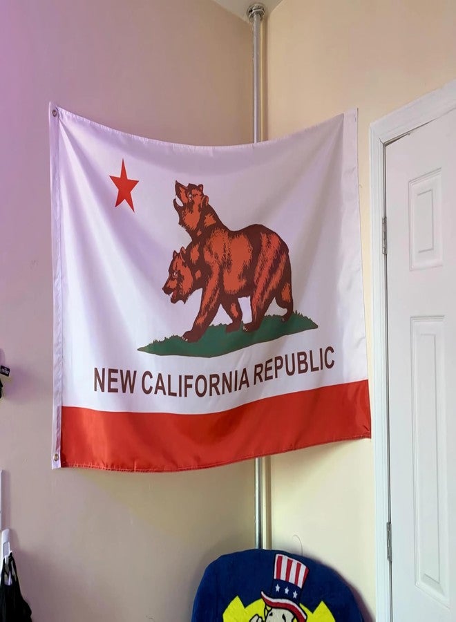 Time Roaming 3x5 Ft New California Republic Polyester Flag with Brass Grommets - Image 5