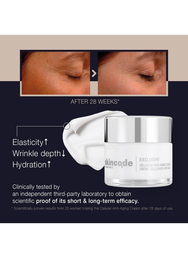 Exclusive Cellular Antiaging Cream Collagen Moisturizing Cream With Dermaxyl Acr Complex Vitamin C & E All Skin Types (1.7 Oz / 50 Ml)