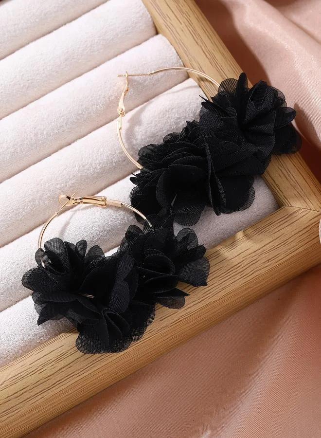 تايك تو Petal Hoop Earrings
