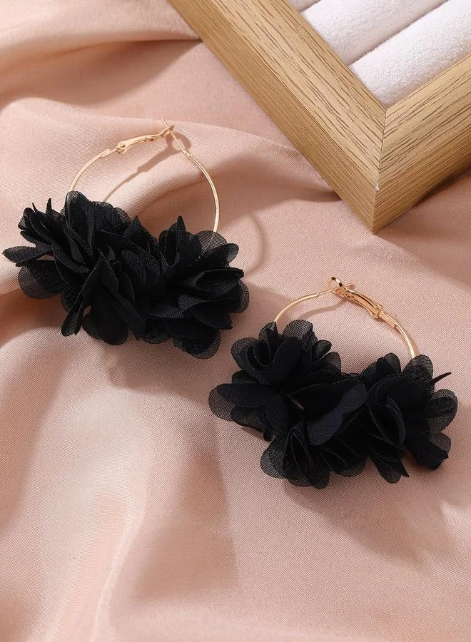تايك تو Petal Hoop Earrings