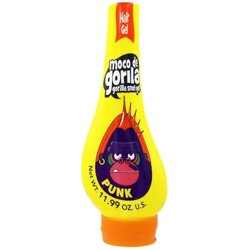 Moco de Gorila Punk Hair Gel | Indestructible Hair Styling Gel for Extreme Long-lasting Hold, Gorilla Snot Gel is the Ultimate Hair Gel to create any Punk Hairstyle; 11.9 oz Squizz Bottle - Image 1