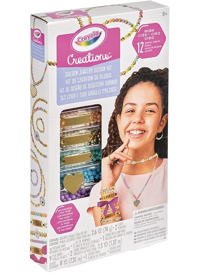 Crayola Creations 04 2921 Set Create Your Valuable Jewelery Yourself Creative Activity And Gift For Girls From 8 Years - Image 1