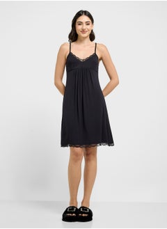 Ginger Lace Detail Slip Dress  - Image 4