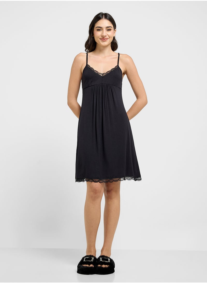 Ginger Lace Detail Slip Dress  - Image 4