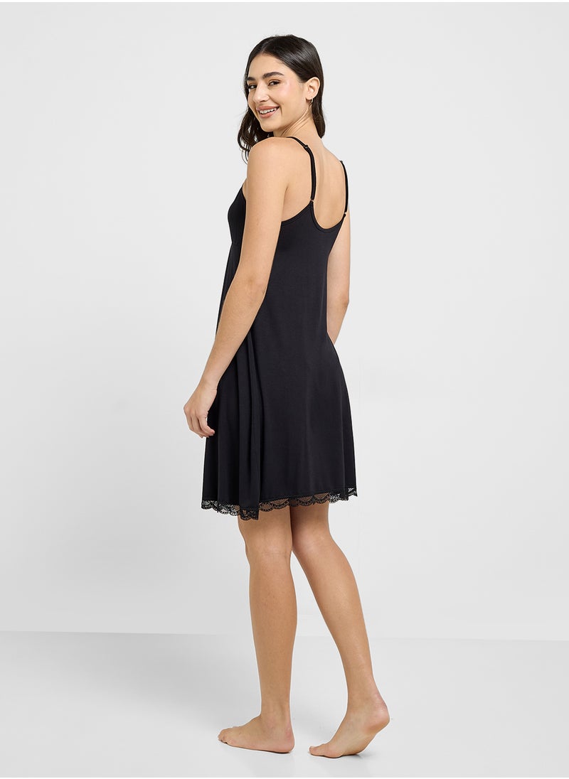 Ginger Lace Detail Slip Dress  - Image 2