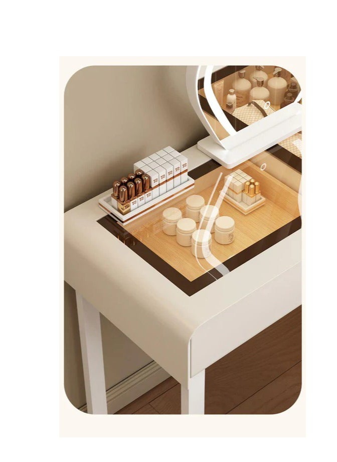 Cool Baby Modern Vanity Table Set with LED Mirror and Chair .Stylish Bedroom Dressing Table  - Image 2