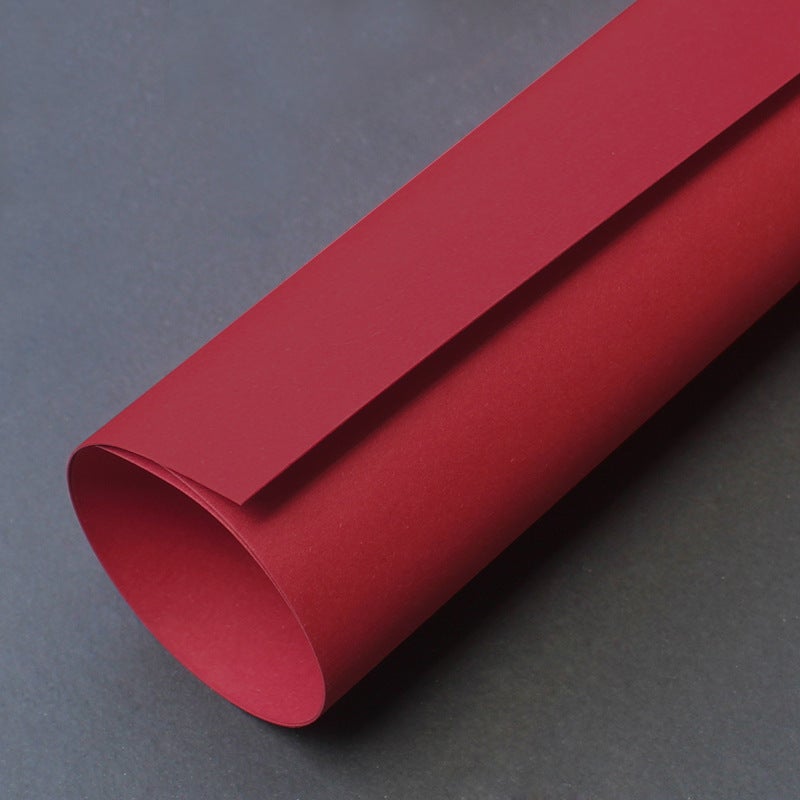 Generic Wholesale 180g 4K color cardboard 8k hard cardboard thick painting decoration kindergarten diy hand origami red 