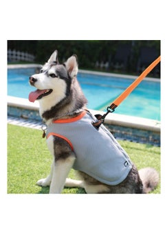 Generic Dog Cooling Vest with Adjustable Zipper, Harness Cooler Jacket for Outdoor Activities, Provides Sun Protection for Dogs During Hunting, Training, and Camping (small sizeM)  - Image 2