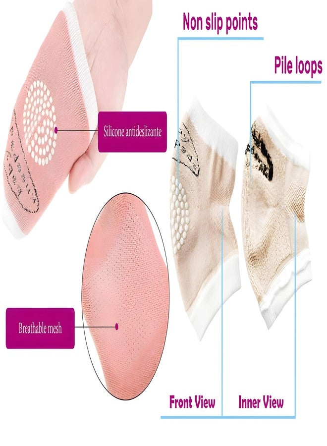 Jinila Baby Knee Socks Comfortable Knee and Elbow Socks For Crawling Stretchable Anti-Slip Soft Cotton Safety Protection For Baby Kids (5 Pair, Pink Color) - Image 5