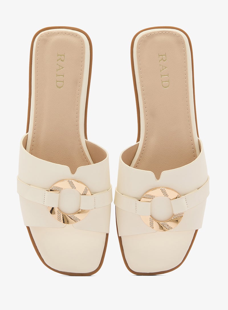 RAID Embellished Strap Buckle Detailed Sandals - Image 4