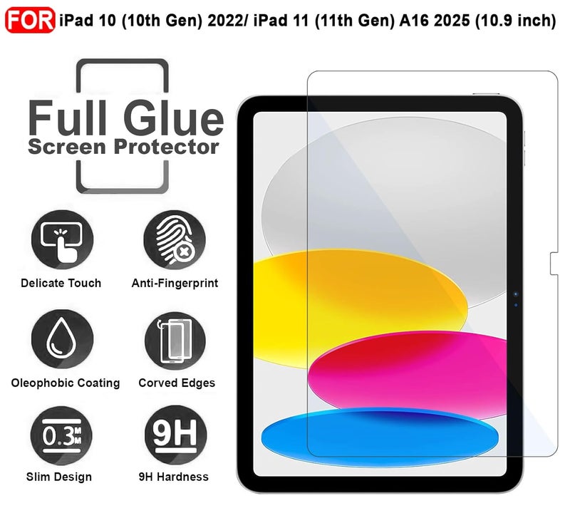 Cedo iPad 10 (10th Gen) 2022/11 (11th Gen) A16 2025 (10.9 inch) Tempered Glass | Screen Protector Clear Tempered Glass for iPad 10 (10th Gen) 2022/11 (11th Gen) A16 2025 10.9 inch - Image 4