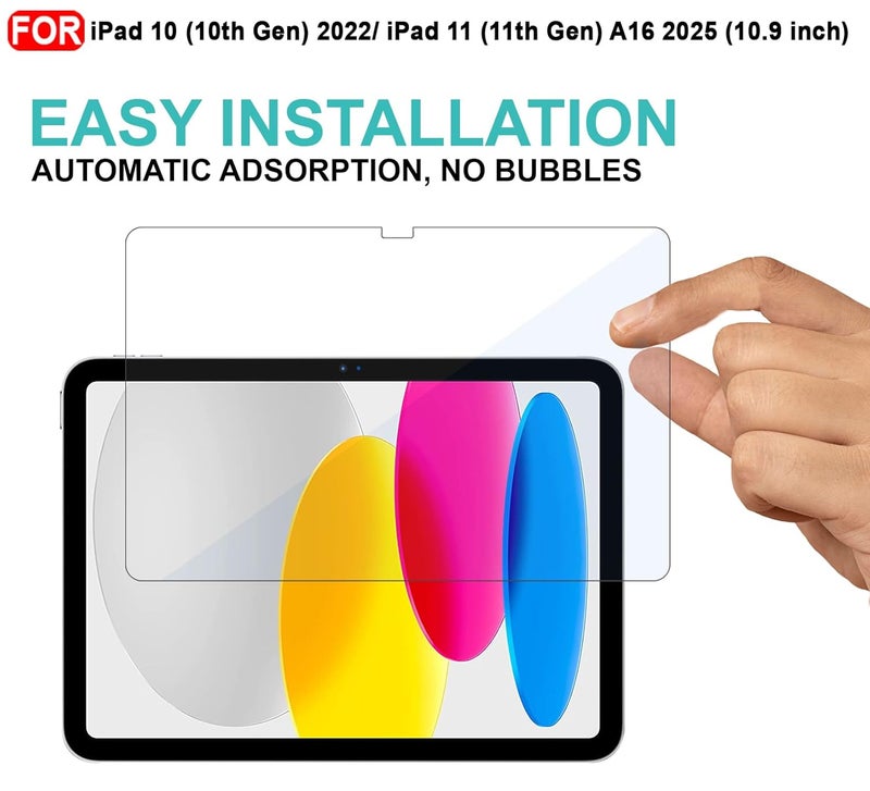 Cedo iPad 10 (10th Gen) 2022/11 (11th Gen) A16 2025 (10.9 inch) Tempered Glass | Screen Protector Clear Tempered Glass for iPad 10 (10th Gen) 2022/11 (11th Gen) A16 2025 10.9 inch - Image 5