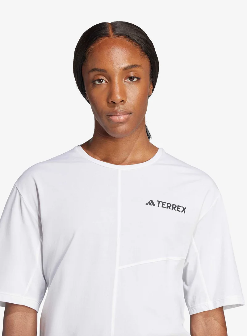 Adidas WHITE Terrex Multi Climacool T-Shirt for Women | Best Price UAE