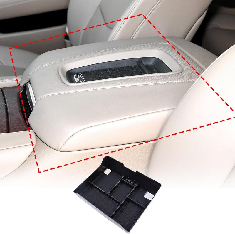 Moittellc Car Armrest Box Storage Box for Cadillac Escalade 2015-2019 - Image 1