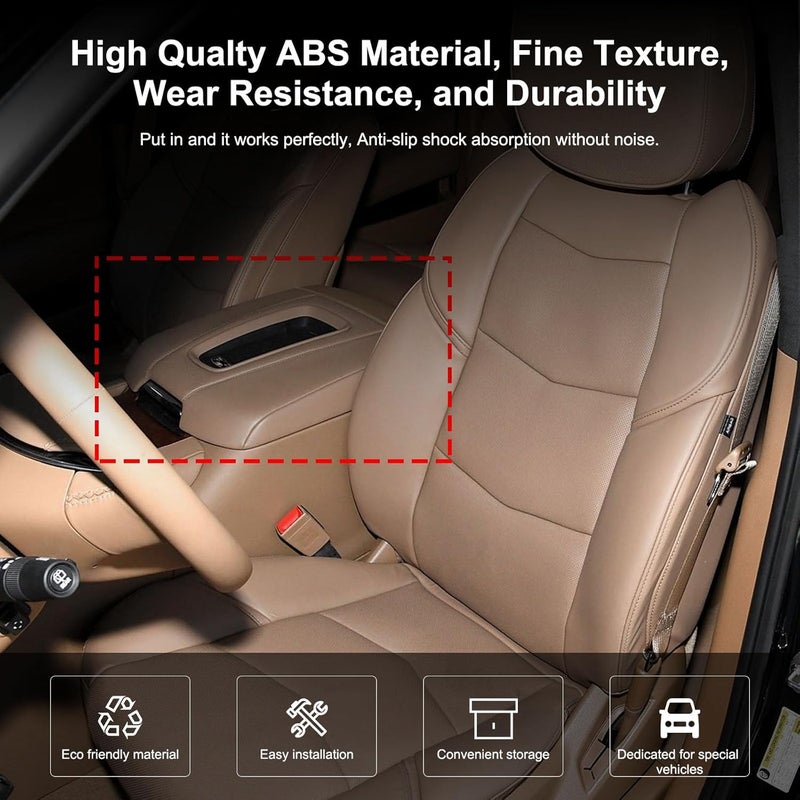 Moittellc Car Armrest Box Storage Box for Cadillac Escalade 2015-2019 - Image 5