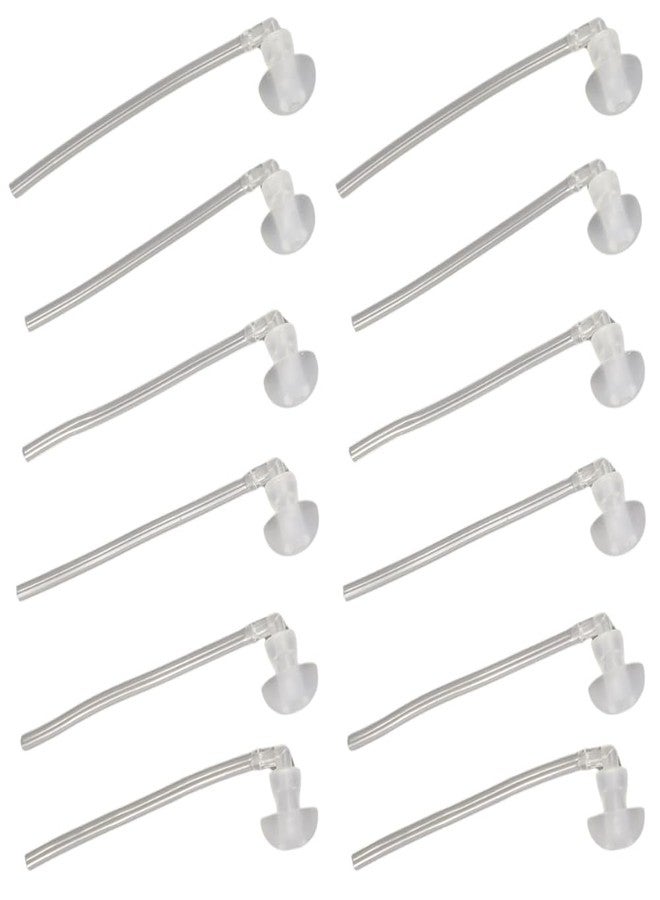 أف سي أس أغطية أذن سيليكونية لأجهزة السمع من FCS، أغطية أذن بديلة لأجهزة السمع خلف الأذن وأجهزة السمع الجيبية مع وصلات أنبوبية ومرفقية (صنع في كوريا، 12 قطعة، كبير - 14 مم) - Image 1