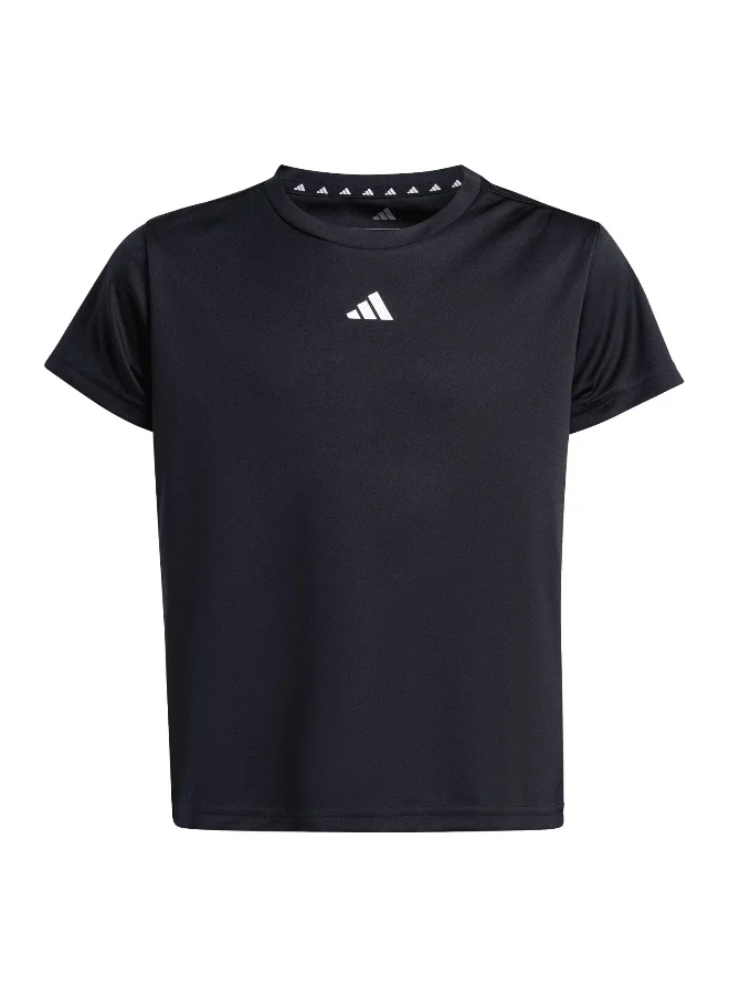 اديداس adidas Jg Tr-Es T Black Training T-Shirts 5-6Y