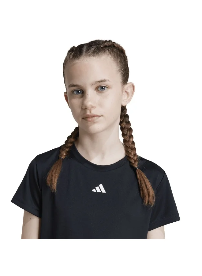 adidas تيشيرت تدريب أسود جي جي تي آر-إس تي للأطفال 5-6 سنوات