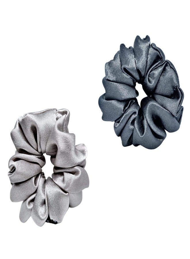 IBDA Ponytail Women Stylish Satin Silk Scrunchies Uber size, same as pic, anti hair breakage, quality time elastic, handmade, for Women and Girls - Image 4