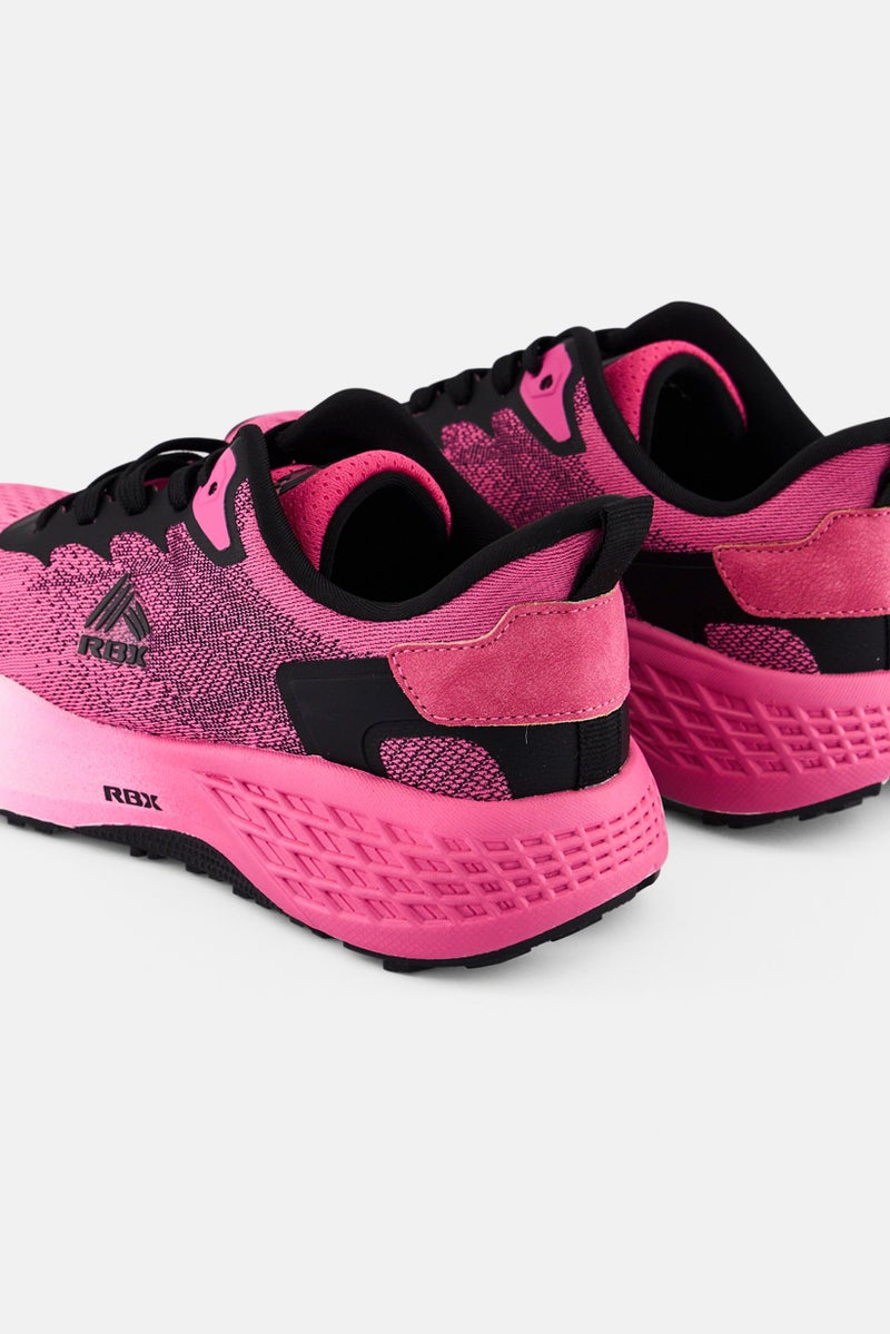 RBX Women Lace Up Training Shoes, Pink - Image 3
