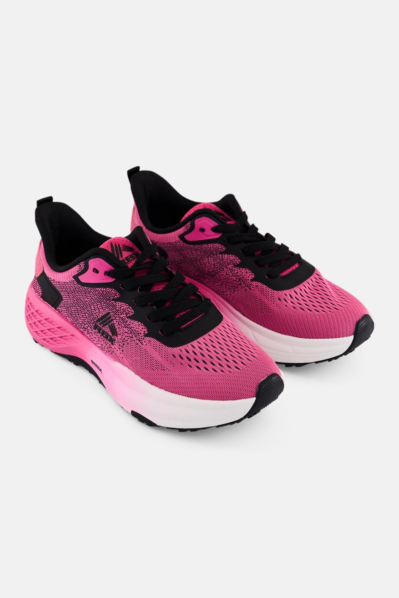 RBX Women Lace Up Training Shoes, Pink - Image 1