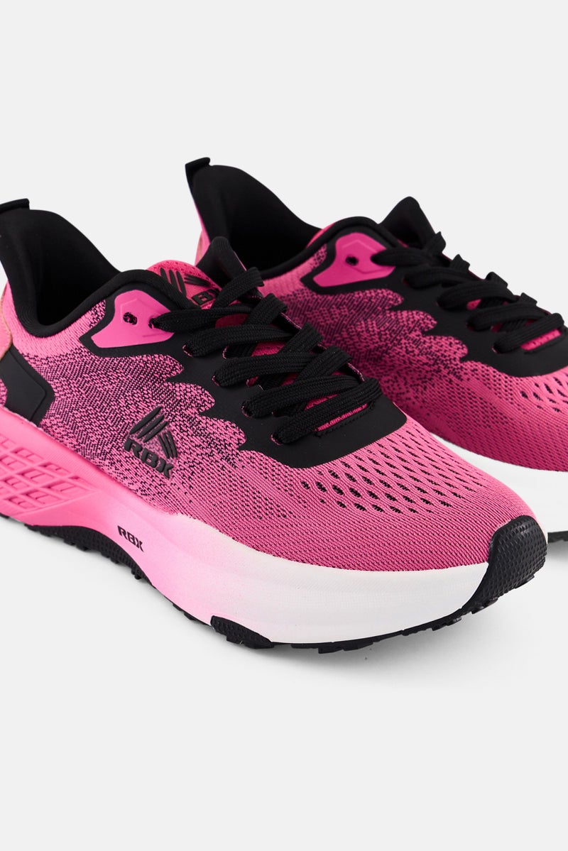 RBX Women Lace Up Training Shoes, Pink - Image 4