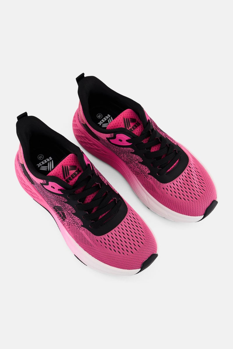 RBX Women Lace Up Training Shoes, Pink - Image 2