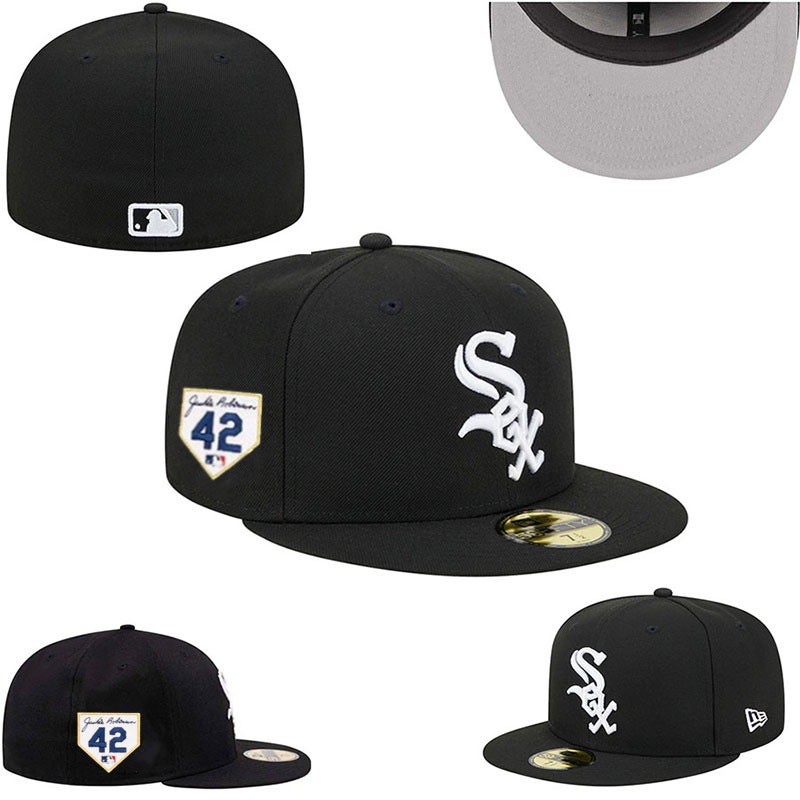 New Dense Embroidery Hat Lany Team Flat-Brim Baseball Cap American Hip-Hop Reversible Baseball League Team Cap - Image 1