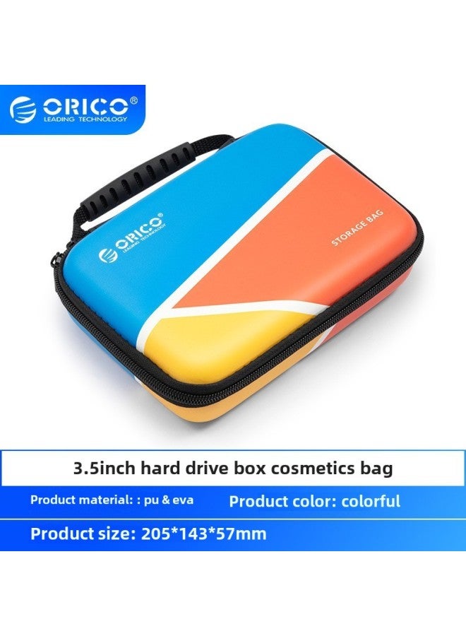 Mobile Hard Disk Storage Bag Mobile Hard Disk Protection Cover Hard Disk Packaging Box Hard Disk Storage Box Hard Disk Protection Box-Color:3.5 Inch Hard Disk Storage Bag [color] HXE35-CO  - Image 1