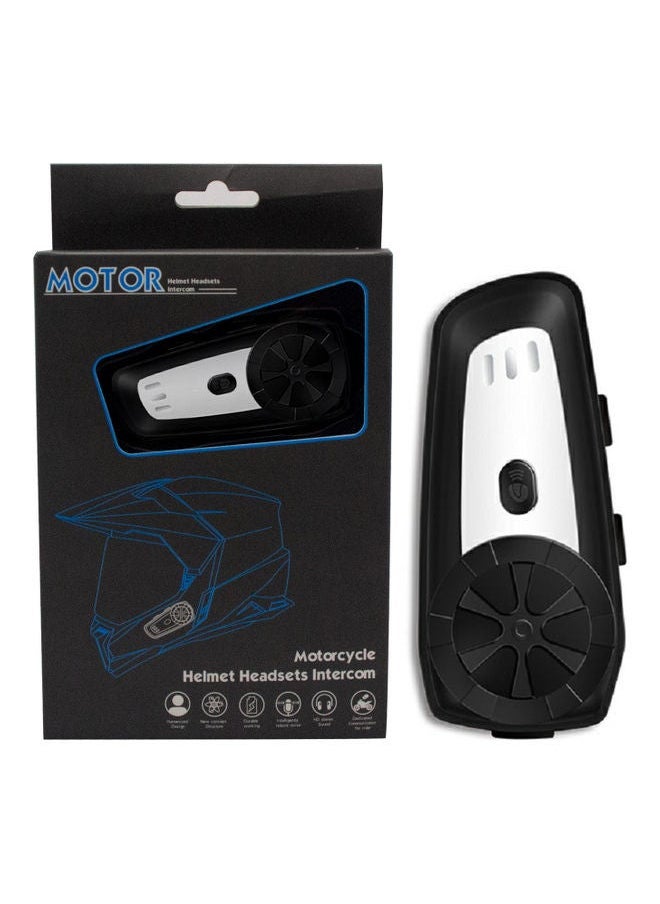 Motorcycle Helmet BT Headset Intercom With FM Radio