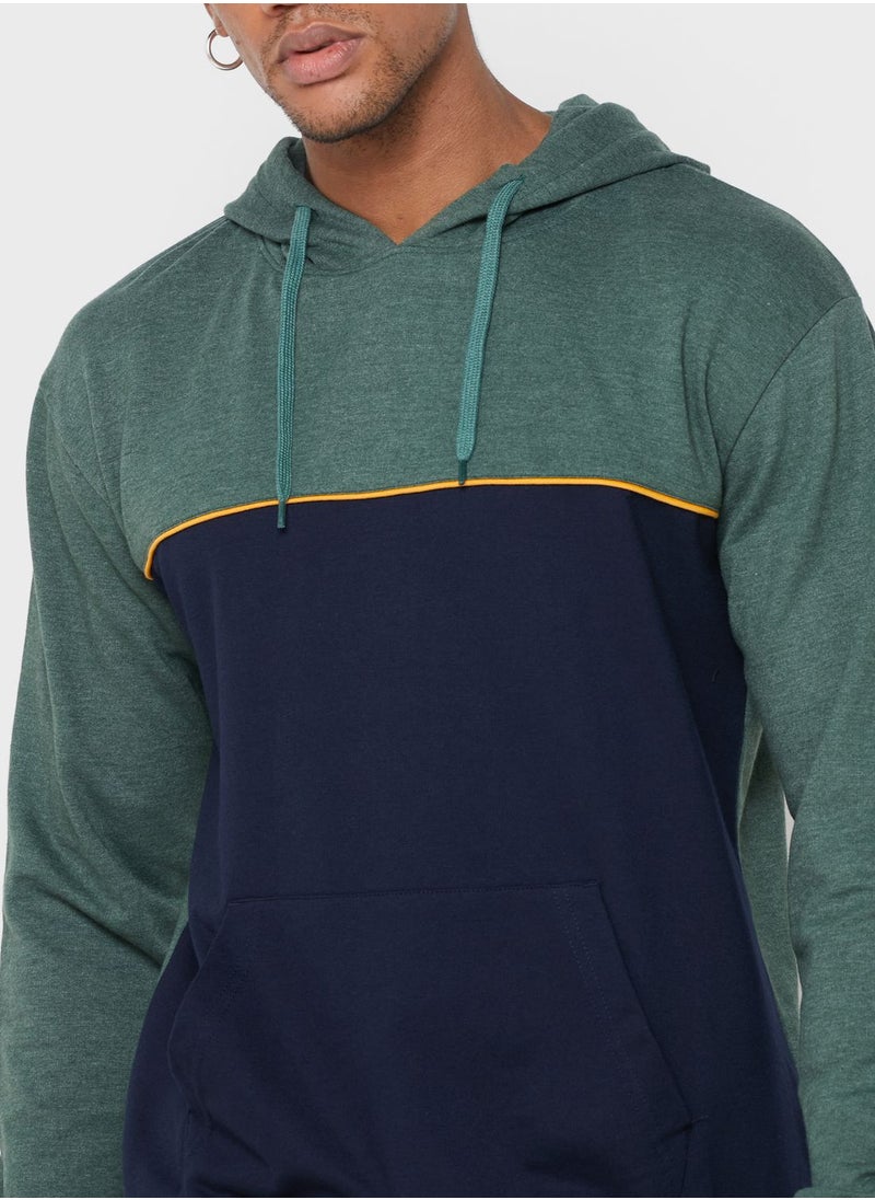 Color block Hoodie
