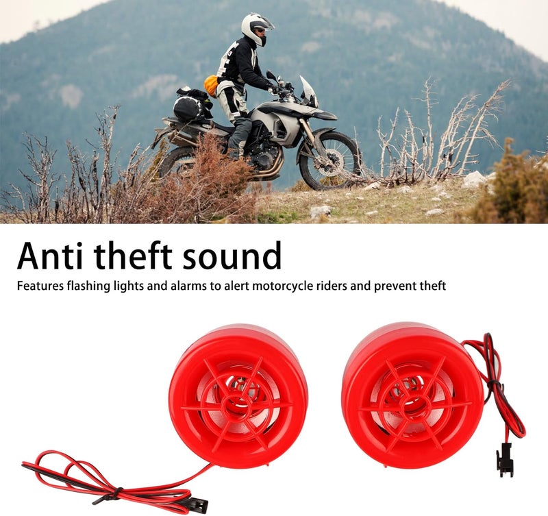 Alarm Sound System, Flashing Light Speaker with MP3 Anti Theft Alarm for, Frequency Response 100Hz to 6KHz - Image 3