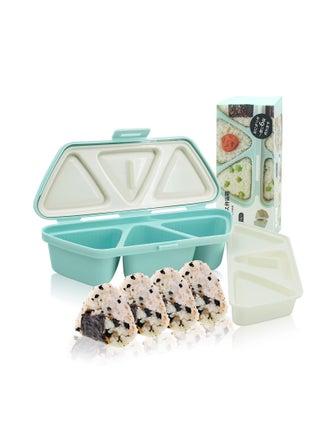 Onigiri Mold Set, 6 in 1 Triangle Rice Ball Mold, Once Quickly Make 6pcs Sushi, Once Cavity Press Onigiri Rice Balls, Non-stick Maker Tools, Sushi Mold for Making and Storing Onigiri - pzsku/Z09A8B7F9C676C3FFEA83Z/45/_/1721127876/961646e3-1ba6-4bd9-b3f9-f14d7a98f7ce