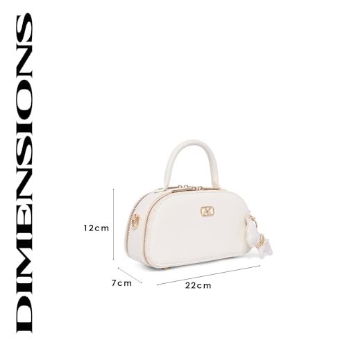 Akiki London Women's Millwall 22 Small Sling Bag|2 Spacious Compartments|Inner Zip Pockets|Grab Handle|comes with Dog Charm|Casual Handbags for Women - Image 3