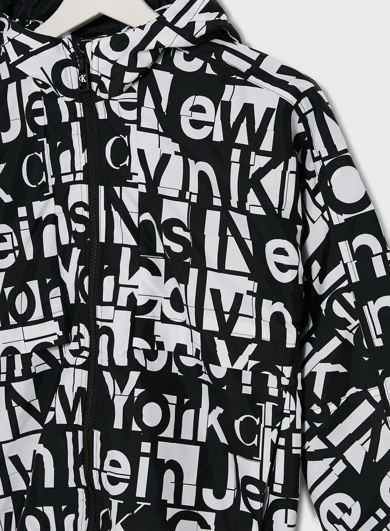Calvin Klein Jeans Kids Zip Through Jacket