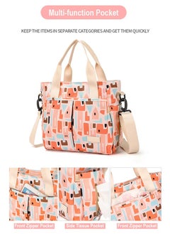 Aissiora Mummy Messenger Bag Diaper Bags, Large Capacity Maternal Mother Baby Nursing Handbag Portable Nappy Changing Bag Tote Travel Backpack for Mum Daddy  - Image 3