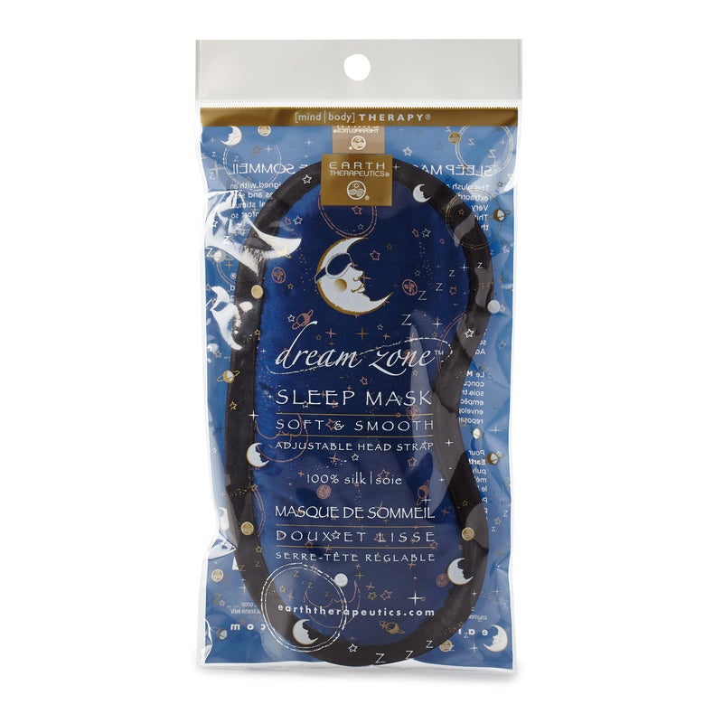 Earth Therapeutics Dream Zone Sleep Mask â€“ Comfortable & Versatile â€“ Soft & Plush Cushioning for Peaceful Slumber â€“ Elastic Strap Adjusting - Image 1