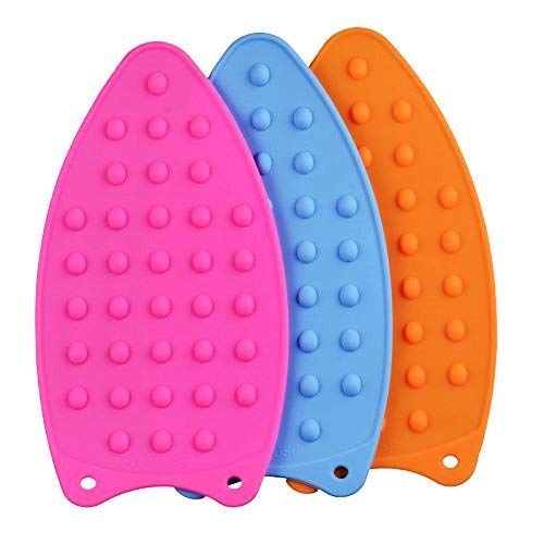 DPISZONE Silicon Iron Pad Silicone Iron Protector Cover Ironing MatHeat Resistant Protective Scorch Saving Mesh Pressing Pad Multicolor 1 pc Irod Pad - Image 4