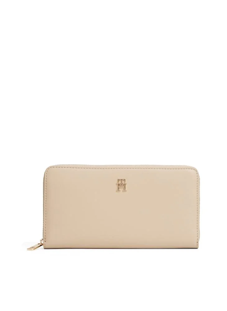 تومي هيلفيغر TH Monogram Zip-Around Wallet